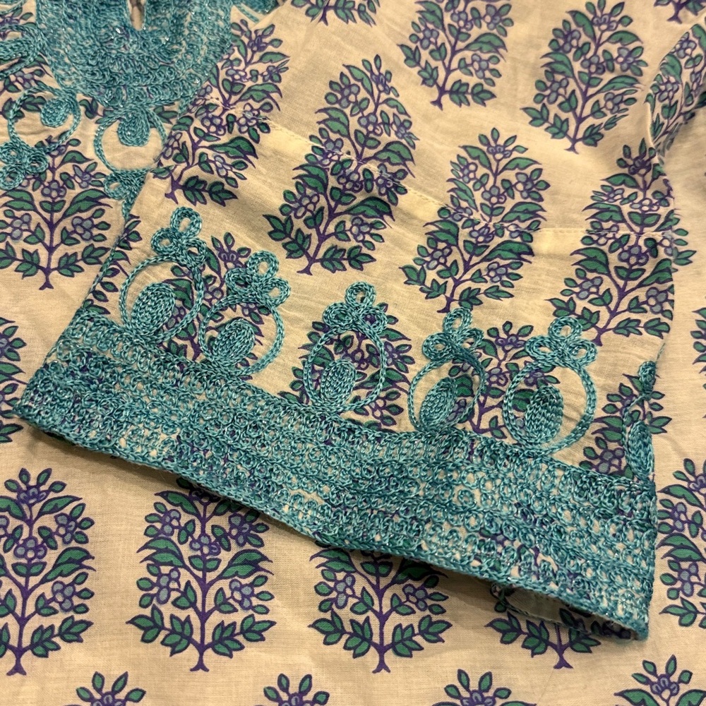 Colorful Patterned Beach Cover-Up Set - Picture 8 of 11